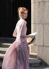 Cherry Grid Sundress | Red Check Sleeveless Vintage Dress