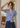 Cherry Stripe Embroidered Vintage Blouse