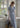 Blue Stripe Button Vintage Short Sleeve Dress