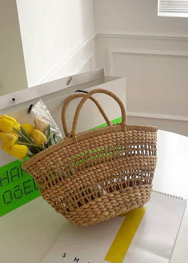 Summer Woven Straw Tote Bag