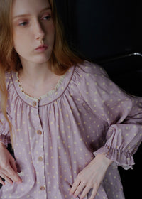 Lavender Stardust Cotton Pajama Set