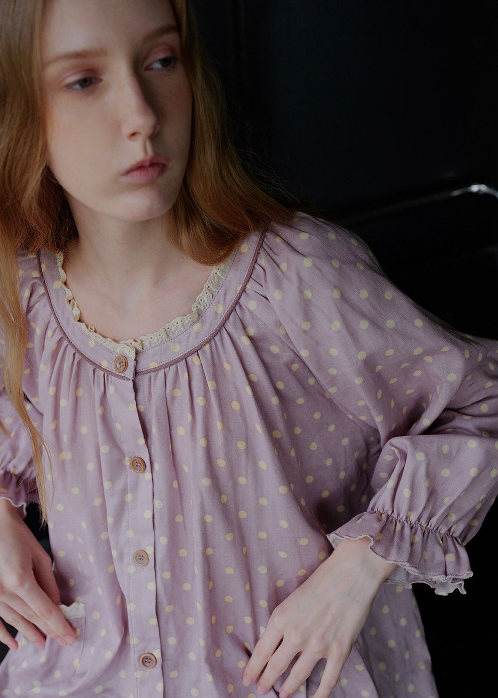Lavender Stardust Cotton Pajama Set