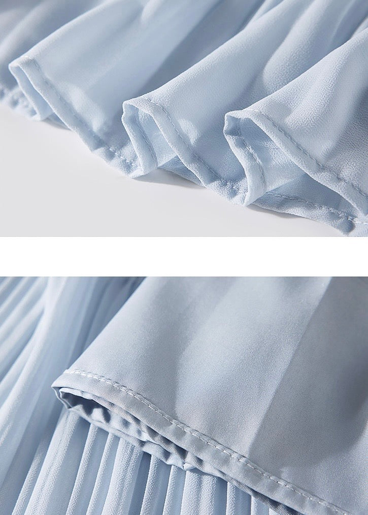 Serene Days Pleated High Waist Skirt(4COLOR)