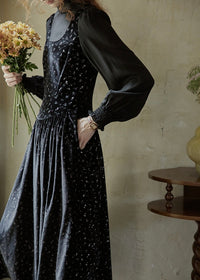 Nocturne Velvet Layered Dress