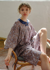 Moonmist Floral Cotton Gauze Peter Pan Pajama Set