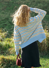 Sea Breeze Ribbon Stripe Cardigan