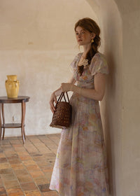 Twilight Petal Dress | Lavender Pastel Vintage Dress