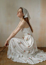 Fieldnote Reverie Vintage Floral Lace Strap Dress