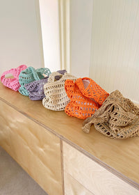 Rivage Crochet Tote Summer Knit Mesh Bag