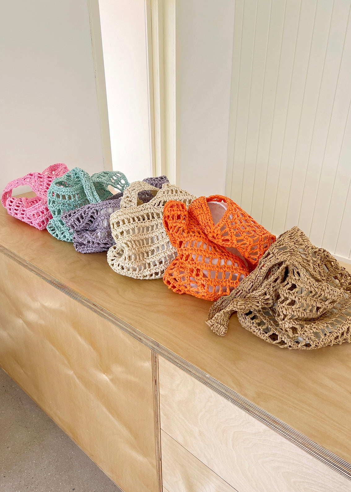 Rivage Crochet Tote Summer Knit Mesh Bag