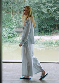 Bluebell French Cotton Long Sleeve Pajama Set