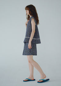 Violet Meadow Double Gauze Cotton Summer Loungewear