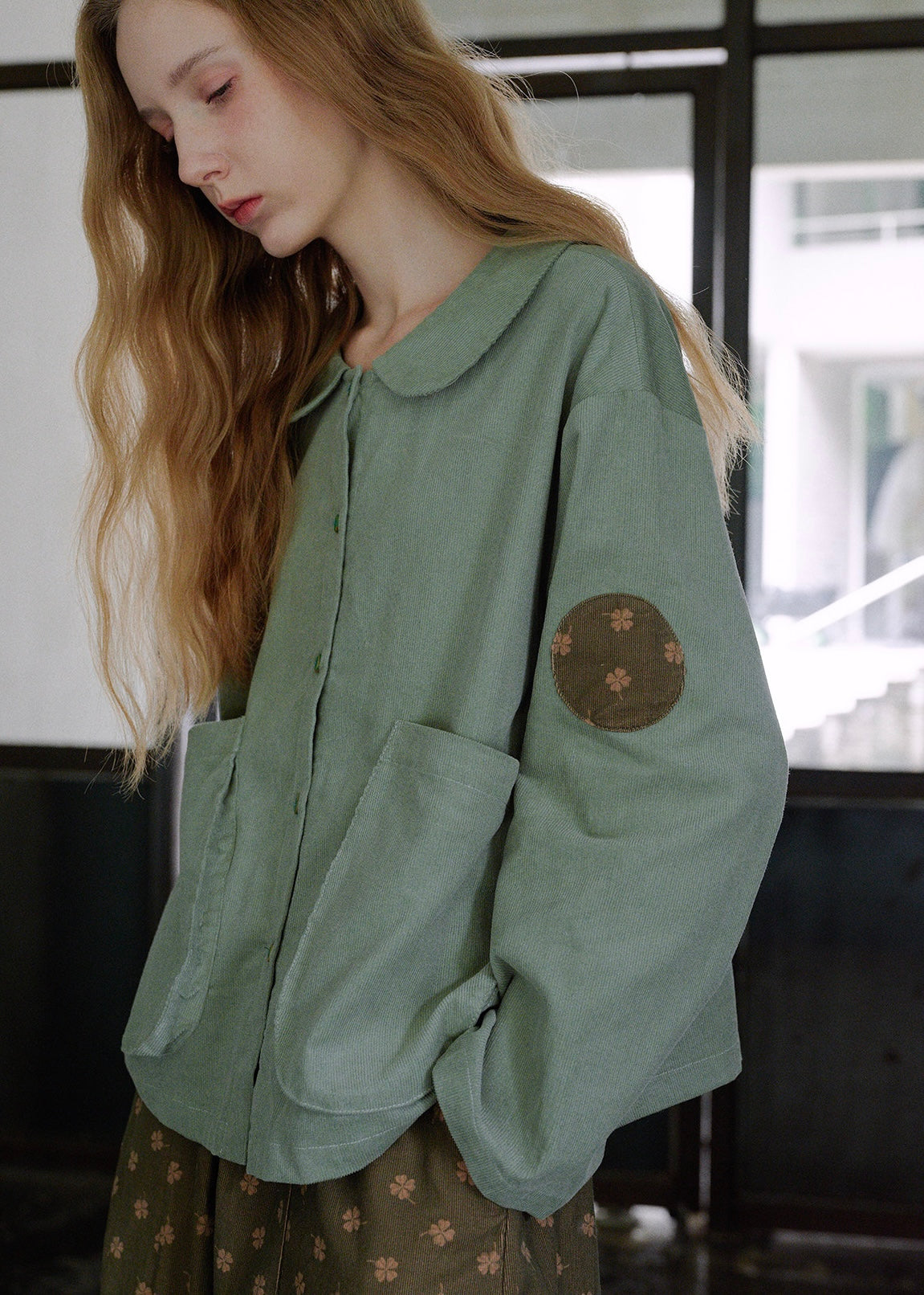 Matcha Meadow Cotton Pajama Set