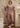 Vintage Pink Lace Collar Long Sleeve Women's Pajama Set