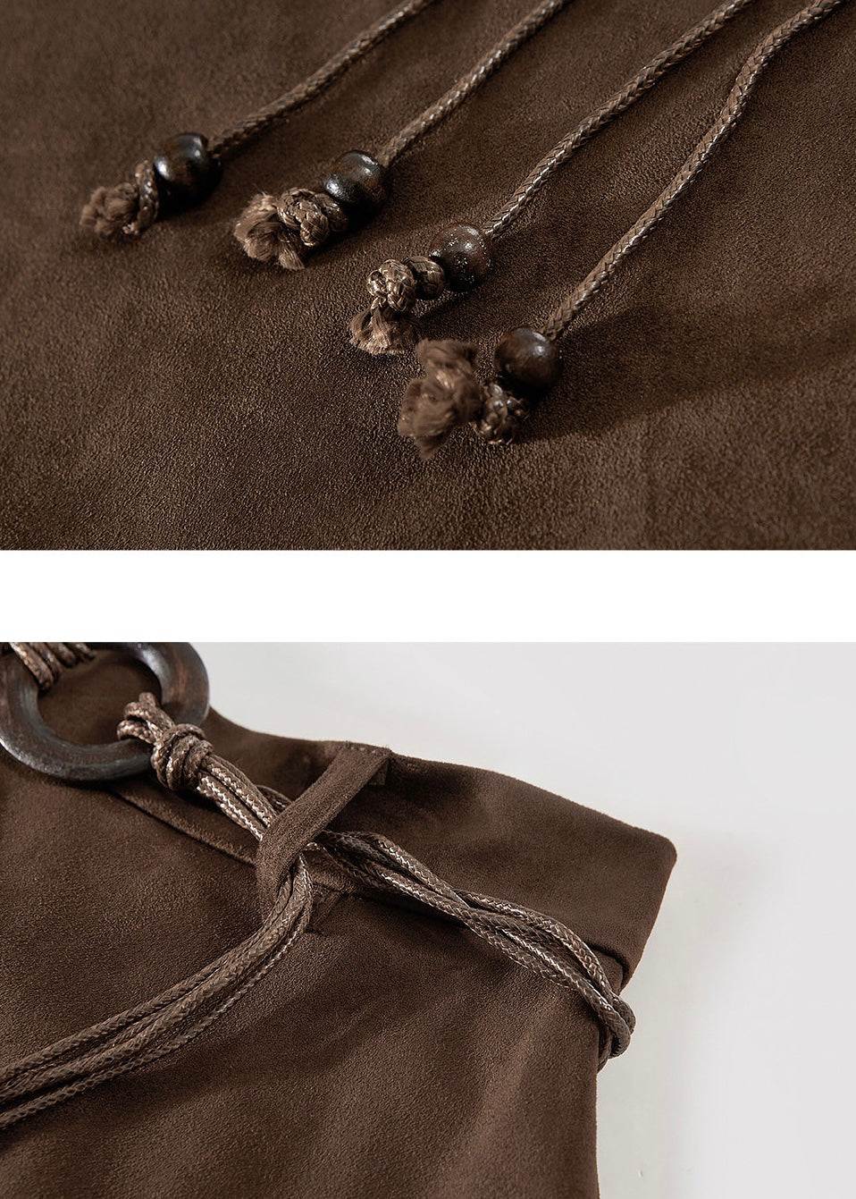 Belted Faux Suede Handkerchief Midi Skirt(2COLOR)