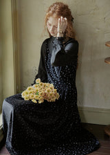 Nocturne Velvet Layered Dress