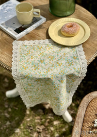 Sunprint Lace Floral Vintage Table Mat
