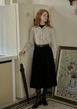 Soft Recollection Vintage Stripe Blouse