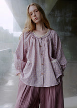 Lavender Stardust Cotton Pajama Set