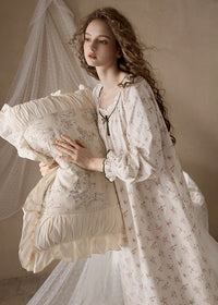 Roseveil Dream Nightgown Soft Vintage Floral Sleepwear