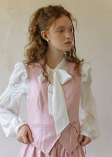 Pink Vest & Skirt Set Vintage 2-Piece Outfit