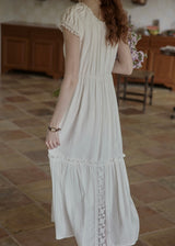 Lune Blanche Dress | Minimal Romantic White Dress