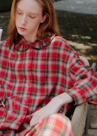 Holiday Tartan Cotton Pajama Set