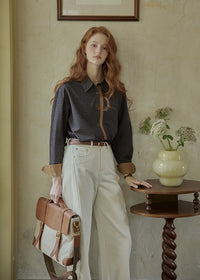 Blue Mocha Layered Shirt