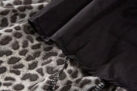 Leopard Print Pleated Mini Skirt
