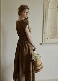Sienna Grace Embroidered Sleeveless Dress