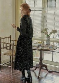 Nocturne Velvet Layered Dress