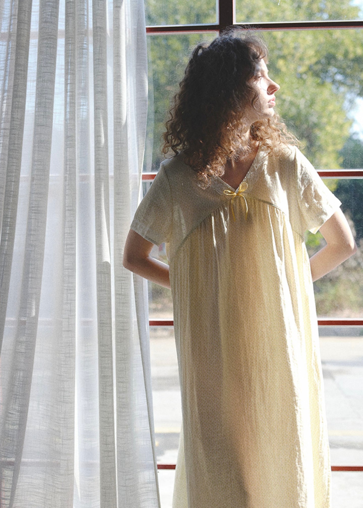 Lemon Ribbon Nightdress Sleepwear