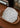 White Lace Whisper Oval Coaster