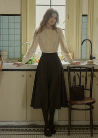 Ivory Lace Garden Embroidered Blouse