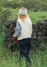Vintage Daisy Embroidered Knit Vest