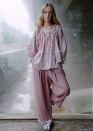 Lavender Stardust Cotton Pajama Set