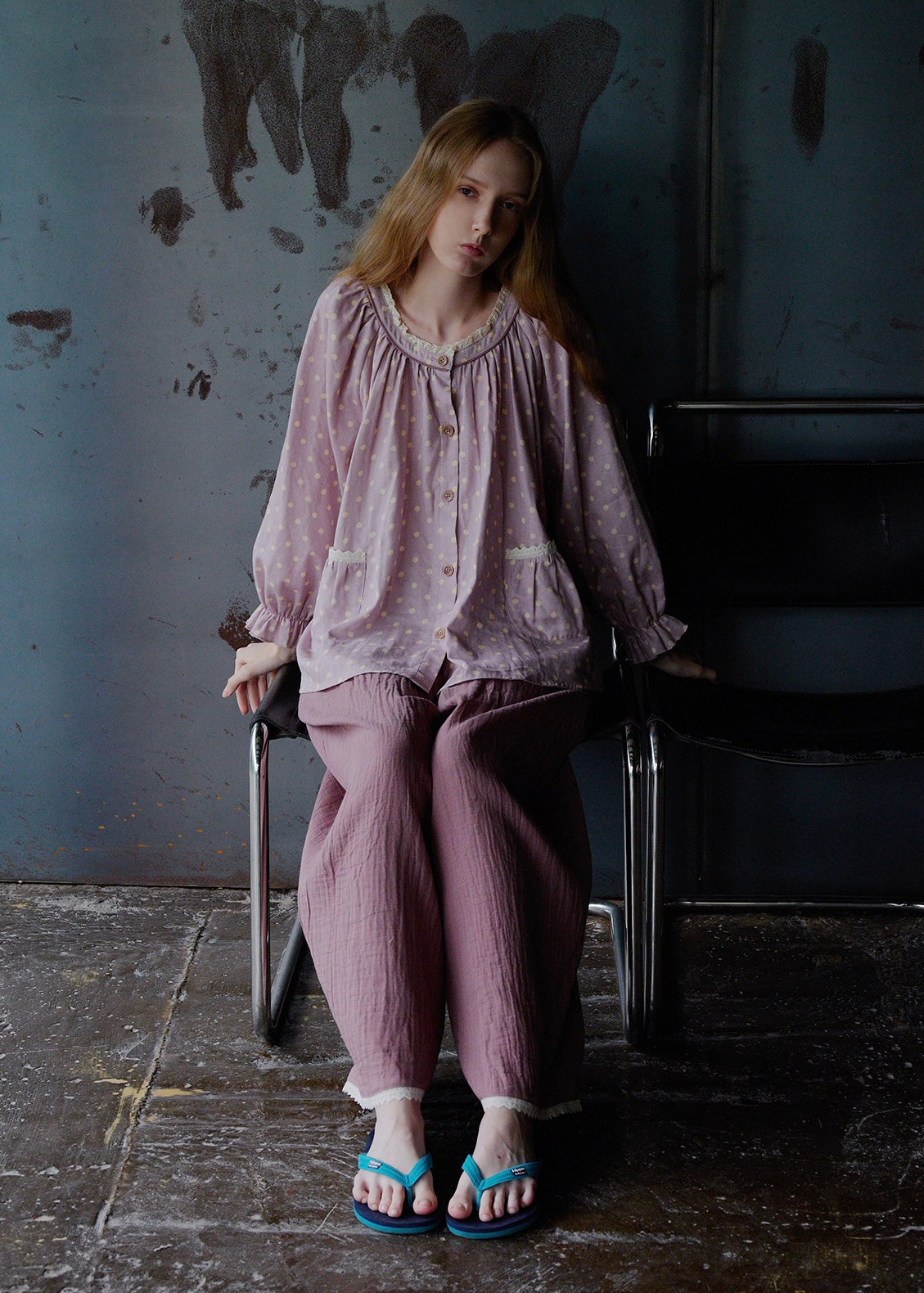 Lavender Stardust Cotton Pajama Set