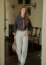 Blue Mocha Layered Shirt