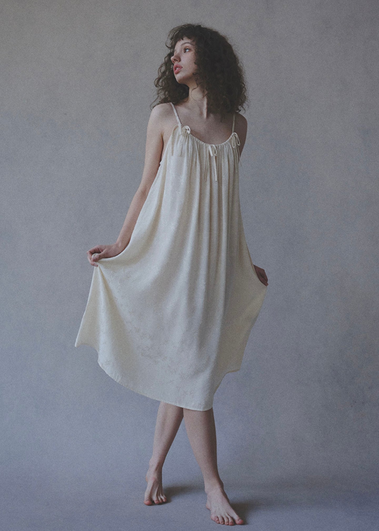 Moonmilk Lace Nightgown Vintage Sleepwear