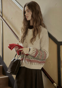 Christmas Nordic Knit Cardigan Sweater(2COLOR)