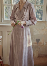 Lavender Quiet Fold Vintage Shirt Dress