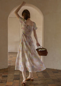 Twilight Petal Dress | Lavender Pastel Vintage Dress