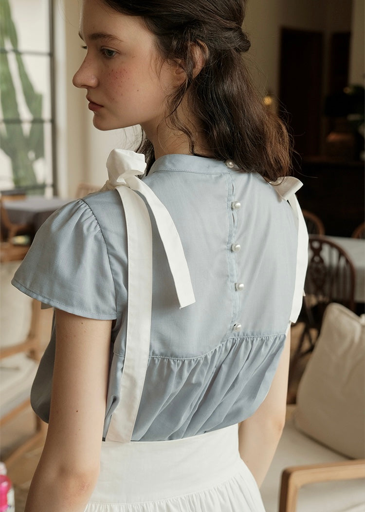 Morning Drift | Tencel Puff Sleeve Airy Shirt