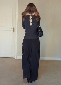 Lace Whisper Slim Knit Top(3COLOR)