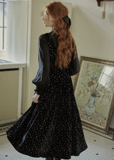 Nocturne Velvet Layered Dress
