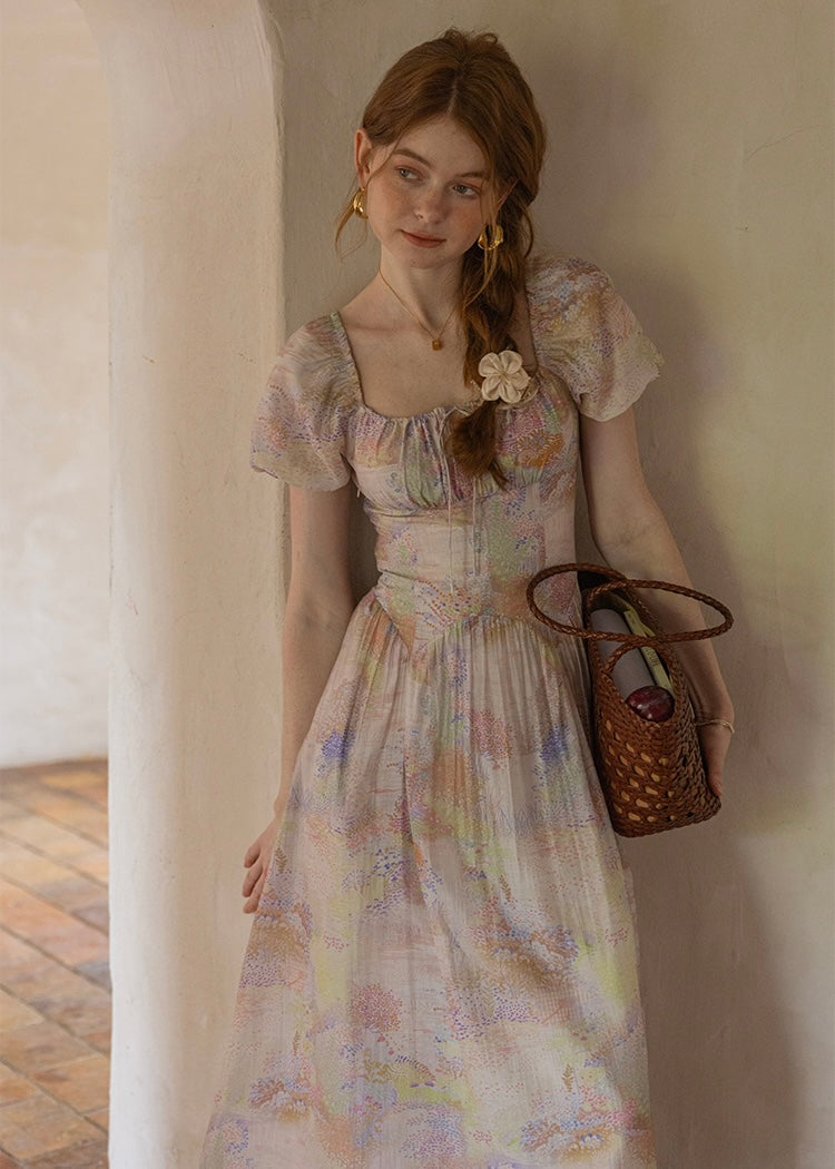 Twilight Petal Dress | Lavender Pastel Vintage Dress