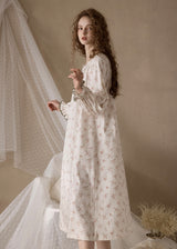 Roseveil Dream Nightgown Soft Vintage Floral Sleepwear