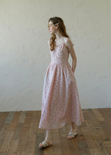 Rosée du Matin Dress | Soft Pink Floral Summer Slip Dress