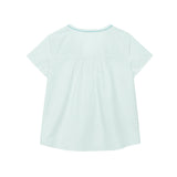 Seabreeze Starfish Embroidered Vintage Cotton Summer Blouse