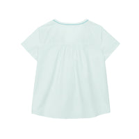 Seabreeze Starfish Embroidered Vintage Cotton Summer Blouse